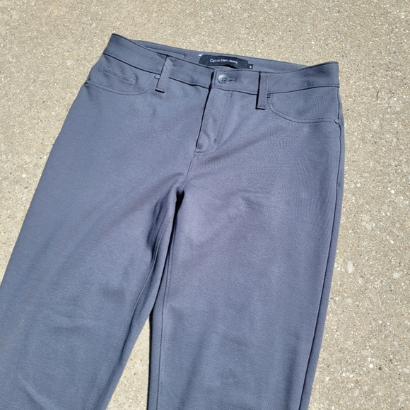 Gray Calvin Klein skinny stretch pants size 10 - Picture 2 of 6